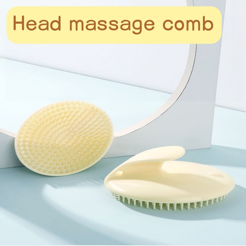 Hair Care Products - Scalp Massage Shampoo Brush Wet Dry