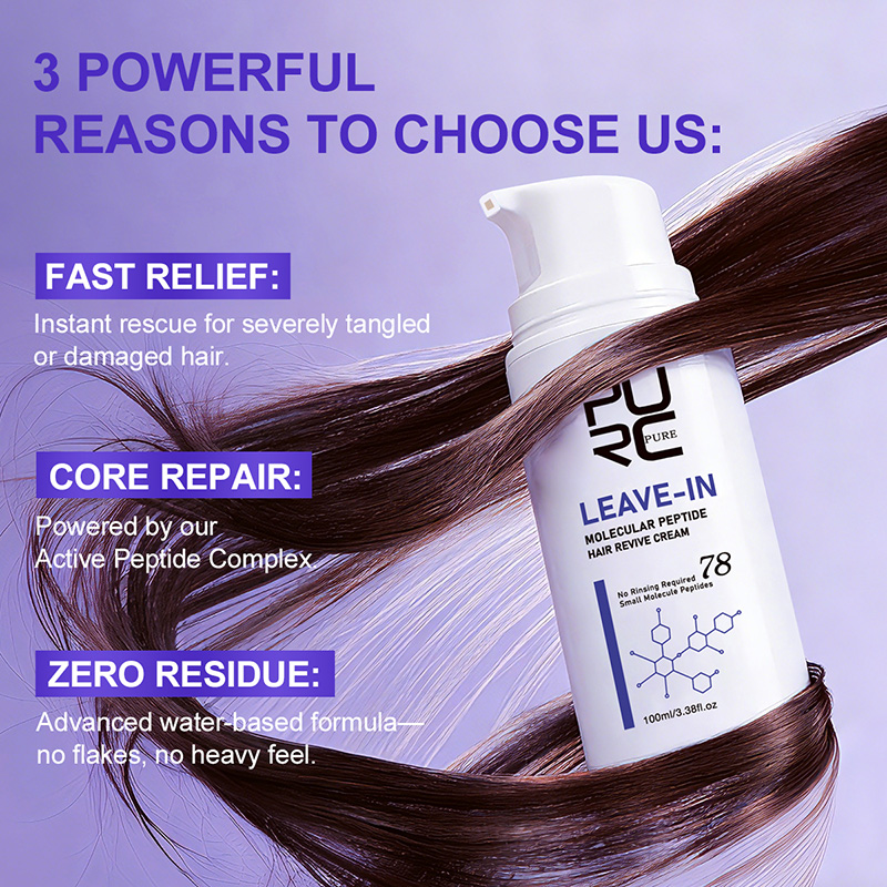 PURC Leave-In Keratin Hair Cre - огляд і ціна Hair Care Lotion