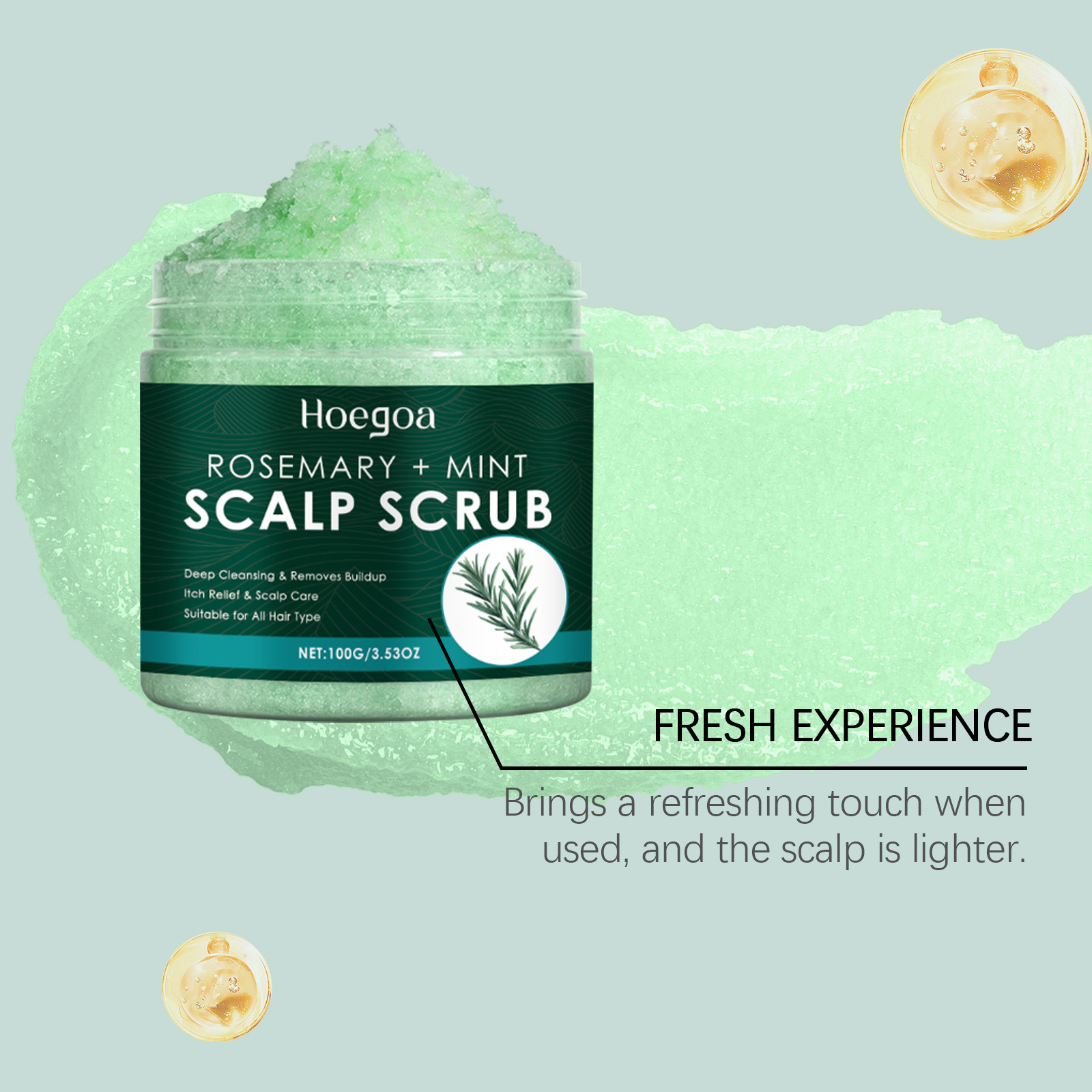 Rosemary Scalp Scrub with Mass - огляд і ціна Hair Care Dandruff